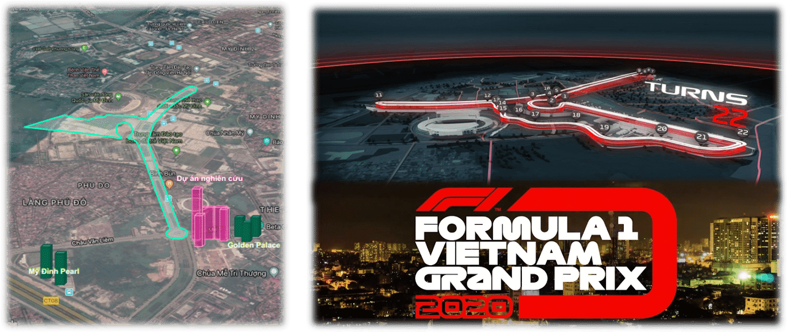 The Matrix One sở hữu vị trí giao lộ Vàng view trường đua F1 Mỹ Đình